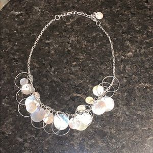 Metallic shell necklace